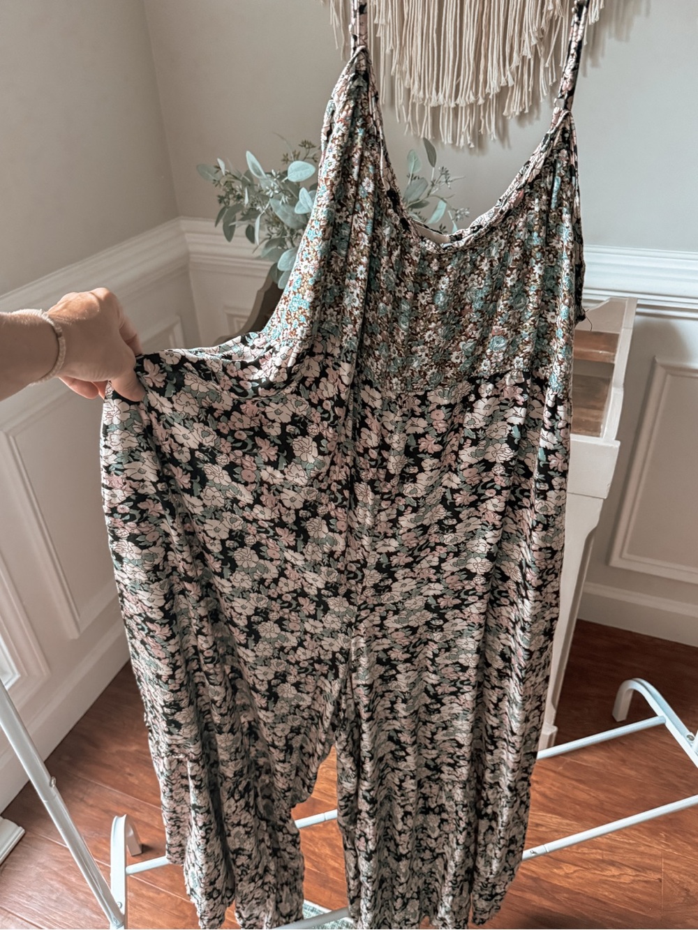 NATURAL LIFE Floral Maxi Jumpsuit